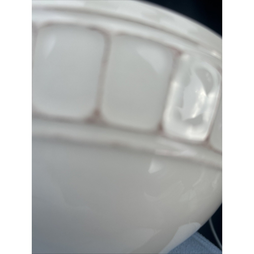 Matceramica Venice White Cereal/serving Bowl Made in Portugal 7.25" Round - Picture 7 of 8